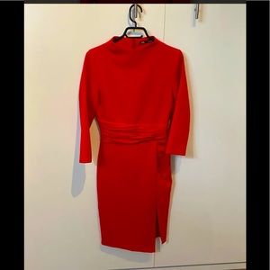 Red Zara dress